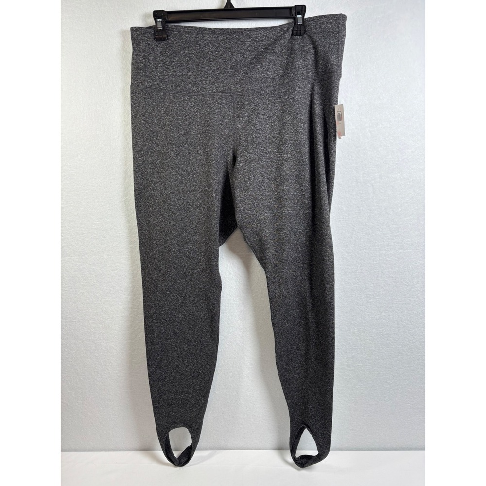 Old Navy Stirrup Leggings Womens XL Gray Cozecore High Rise Active Yoga Pants NW